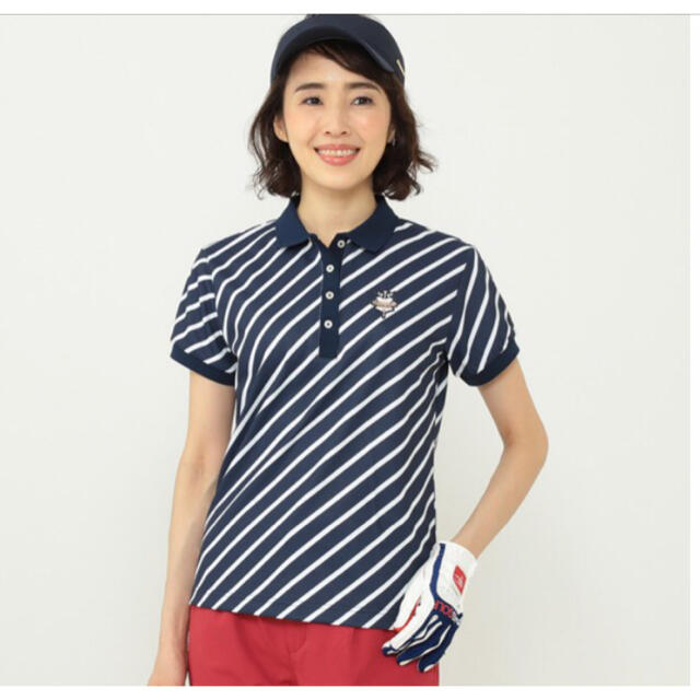 BEAMS(ビームス)のBEAMS GOLF PURPLE LABEL ポロシャツ レディスS スポーツ/アウトドアのゴルフ(ウエア)の商品写真