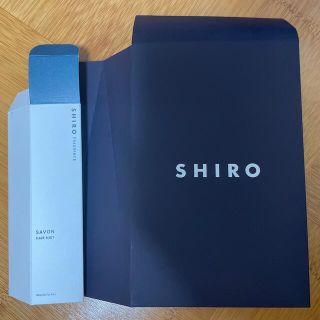 シロ(shiro)のshiro サボンヘアミスト　空き箱(香水(女性用))