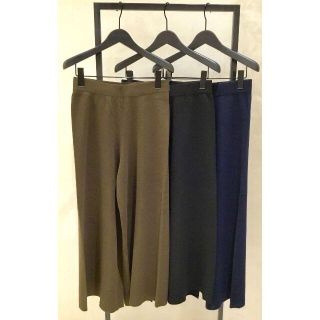 セオリーリュクス(Theory luxe)のtheory luxe 洗える　ニットパンツ　20SS　38(クロップドパンツ)