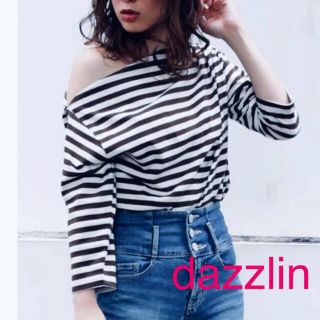 ダズリン(dazzlin)の新品 dazzlin ワンショルダー トップス カットソー ダズリン ワンショル(カットソー(長袖/七分))