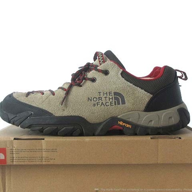 登山靴 トレッキング 25.5cm ザ・ノース・フェイス ベージュ\u0026黒 防水