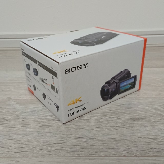 最新の激安 ビデオカメラ skyblue - SONY FDR-AX45 新品未使用 4K