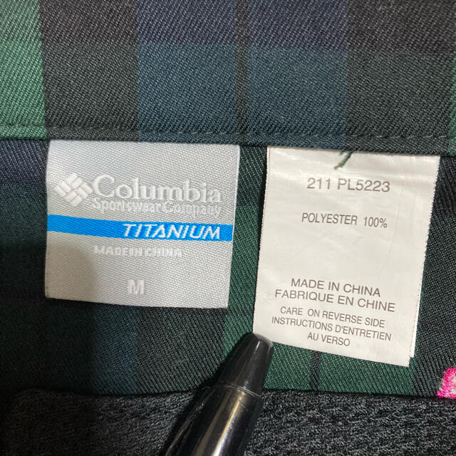 Columbia(コロンビア)の【けあありも様専用】登山　アウトドア　夏フェス　チェックスカート レディースのスカート(ミニスカート)の商品写真