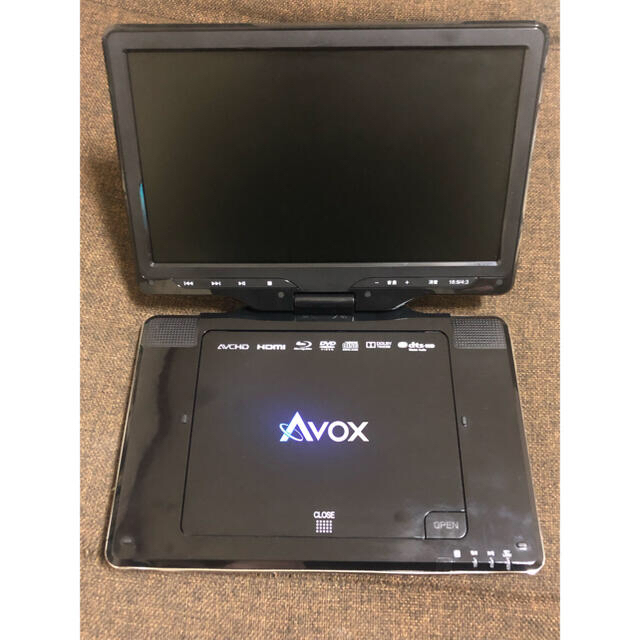 AVOX 10インチポータブル ブルーレイプレーヤー APBD-1080HKの通販 by