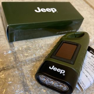 ジープ(Jeep)のジープ　JEEP   オリジナルダイナモソーラーライト　カラビナライト (ライト/ランタン)