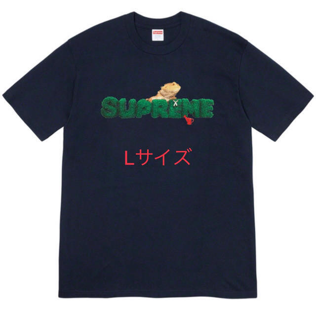 Supreme Lizard Tee navy