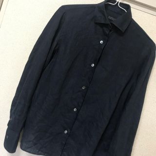 バーニーズニューヨーク(BARNEYS NEW YORK)のバーニーズニューヨーク　リネン シャツ 麻　★最終値下げ！(シャツ/ブラウス(長袖/七分))