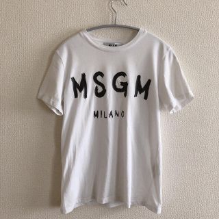 エムエスジイエム(MSGM)のMSGM⚫︎ロゴTシャツ⚫︎S(Tシャツ(半袖/袖なし))