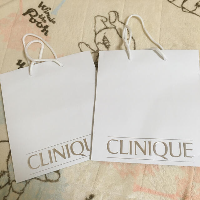 CLINIQUE(クリニーク)のクリニーク　ショップ袋　2点♡ レディースのバッグ(ショップ袋)の商品写真