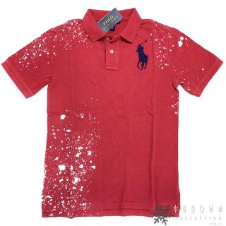 ポロラルフローレン(POLO RALPH LAUREN)の1点のみ☆新品 ラルフローレン ボーイズM/150 ビッグポニー ペイントポロ(Tシャツ/カットソー)