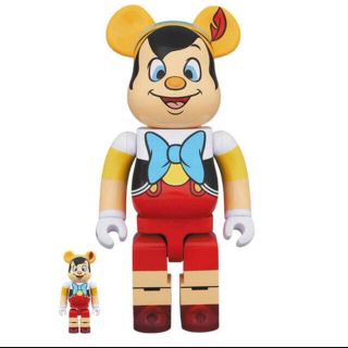 メディコムトイ(MEDICOM TOY)のBE@BRICK Pinocchio ベアブリック ピノキオ　400%&100%(その他)