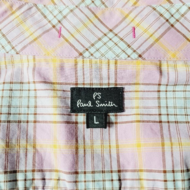 Paul Smith(ポールスミス)の【大人気】Paul Smith ポールスミス チェック柄 ピンク シャツ  メンズのトップス(シャツ)の商品写真