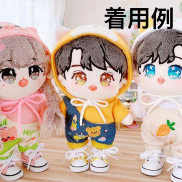 C264. ドール用 k-pop ぬいぐるみ 20cm 服 BTS EXOの通販 by MiDOLL ...