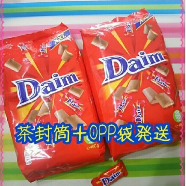 IKEA(イケア)のIKEA Daim ダイムミルクチョコレート 食品/飲料/酒の食品(菓子/デザート)の商品写真