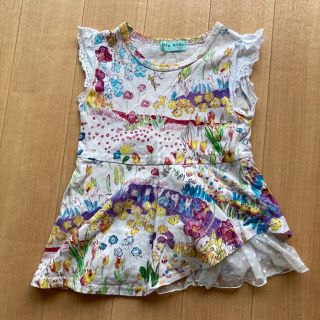 ハッカキッズ(hakka kids)のhakka kids 水彩柄トップス(Tシャツ/カットソー)