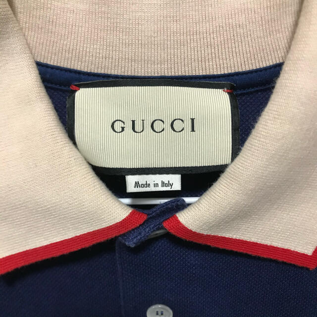 Gucci(グッチ)のGUCCI  サイドロゴ　ポロシャツ メンズのトップス(ポロシャツ)の商品写真