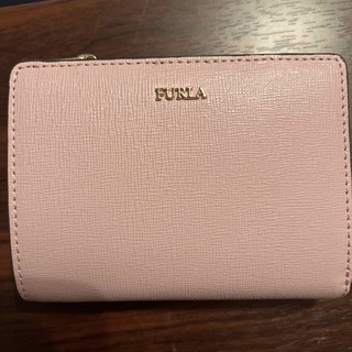 新品 フルラ FURLA 2つ折り財布 バビロン S コンパクトウォレット ピンク ベージュ