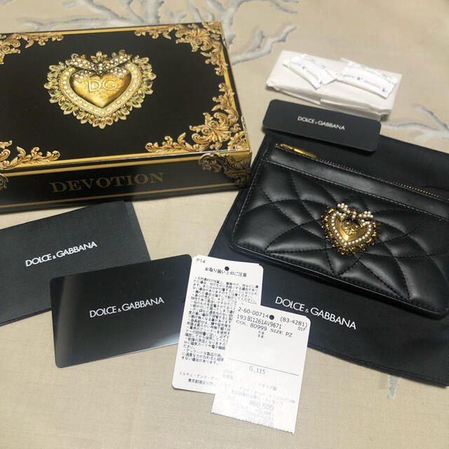 お歳暮 DOLCE&GABBANA ドルガバ♡デヴォーション カードホルダー