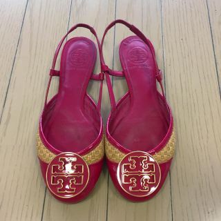 トリーバーチ(Tory Burch)のももネコ様専用☆トリーバーチの麻素材のサンダル(サンダル)