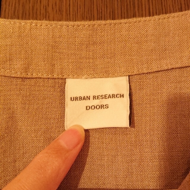 URBAN RESEARCH DOORS(アーバンリサーチドアーズ)のURBAN RESEARCH DROORS リネンサロペット レディースのパンツ(サロペット/オーバーオール)の商品写真