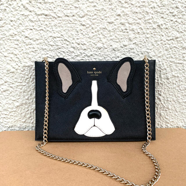 kate spade new york(ケイトスペードニューヨーク)のKate spade入手困難ケイトスペード正規品フレンチブルドッグ  レディースのバッグ(ショルダーバッグ)の商品写真