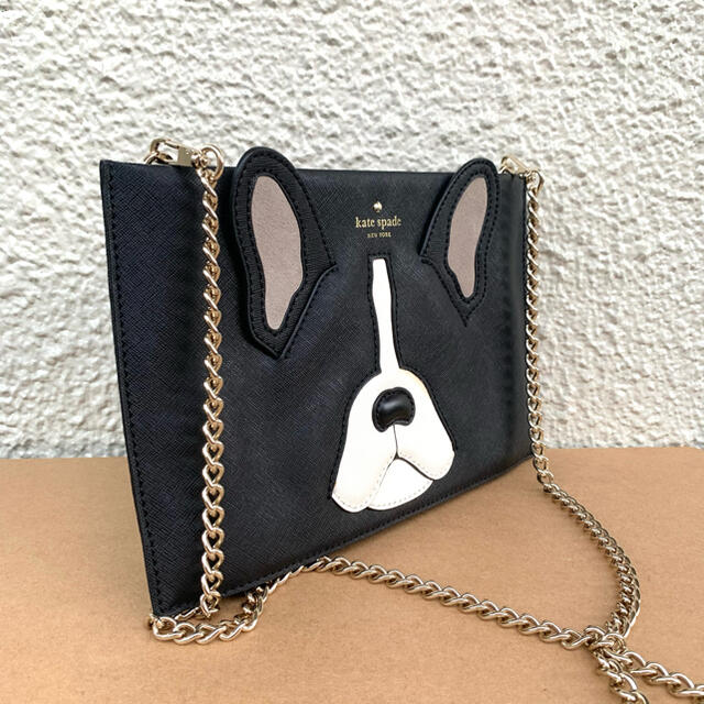 kate spade new york(ケイトスペードニューヨーク)のKate spade入手困難ケイトスペード正規品フレンチブルドッグ  レディースのバッグ(ショルダーバッグ)の商品写真