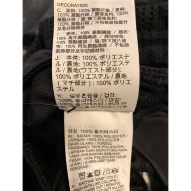 NIKE(ナイキ)のNIKE ショートパンツ　ブラック　艶あり　ダンス　トレーニング　ジム　ラン　L レディースのパンツ(ショートパンツ)の商品写真