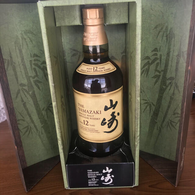 SALE/10%OFF サントリー山崎12年希少 竹林模様ボトルケース入り新品