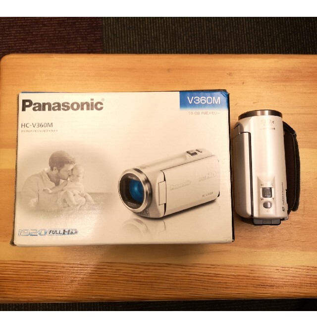 【美品】パナソニック Panasonic HC-V360M-W  SDカード4G