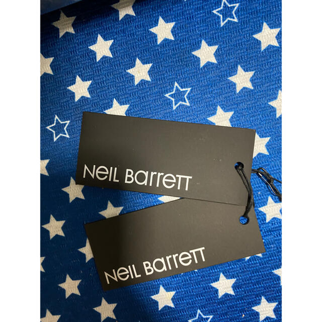 NEIL BARRETT(ニールバレット)のNEIL BARRETT ネイビー　52 スラックス パンツ　メンズ高級ブランド メンズのパンツ(その他)の商品写真