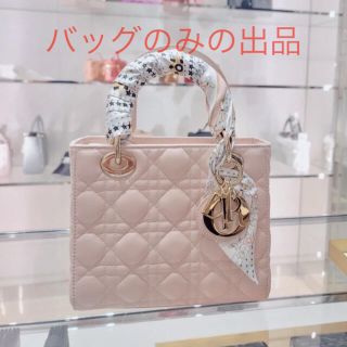 クリスチャンディオール(Christian Dior)のLADY DIOR バッグ カナージュ ラムスキン♪パウダーピンク(ハンドバッグ)