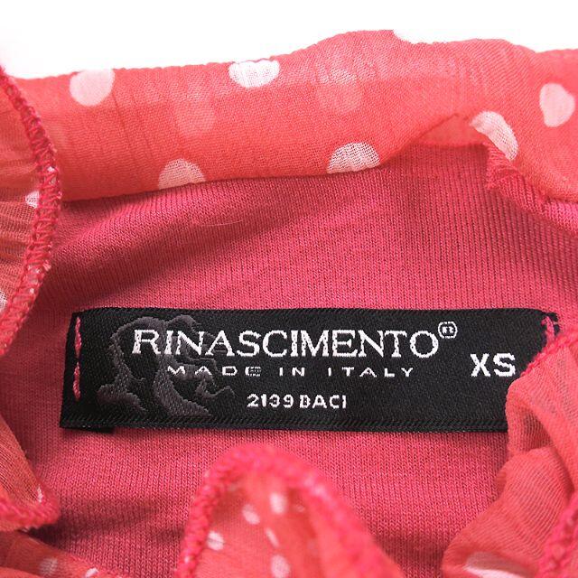 RINASCIMENTO(リナシメント)の美品★RINASCIMENTO リナシメント　パターンドット柄シフォンワンピース レディースのワンピース(ひざ丈ワンピース)の商品写真