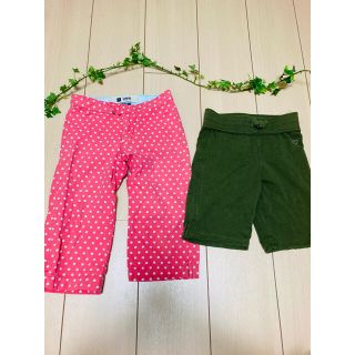 ギャップキッズ(GAP Kids)のGAP カプリパンツ& PLACE  ハーフパンツ　２本セット　100〜110(パンツ/スパッツ)