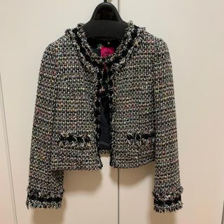 ドーリーガールバイアナスイ(DOLLY GIRL BY ANNA SUI)のドーリーガールバイアナスイ＊キャンディツイード　ジャケット(ノーカラージャケット)