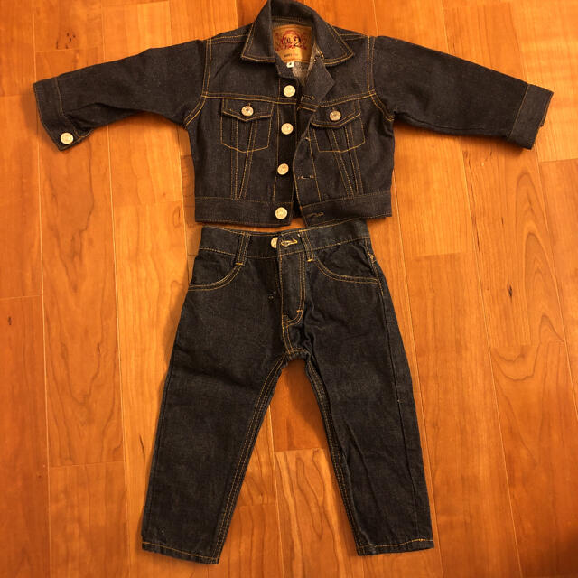 EVISU - エビス セットアップ ジーンズ生地の通販 by HABA's EVISU - エビス セットアップ ジーンズ生地の通販 by HABA's