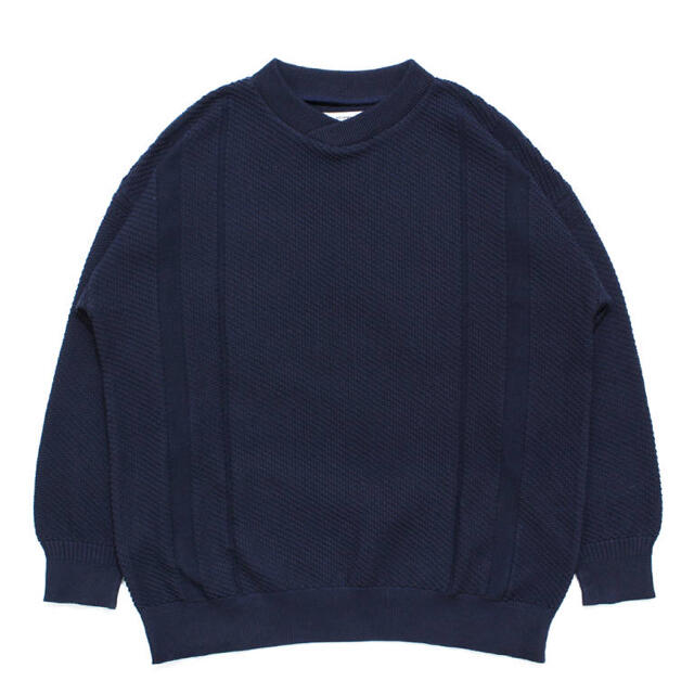 COMOLI(コモリ)のYASHIKI ヤシキ　Matoi Knit ニット　crepuscule メンズのトップス(ニット/セーター)の商品写真