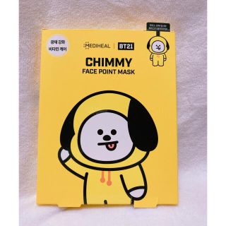 ボウダンショウネンダン(防弾少年団(BTS))のBTS BT21 CHIMMY フェイスポイントマスク(パック/フェイスマスク)