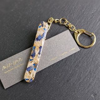 フラワーキークリップ☆レジンアクセサリー☆ドライフラワー
