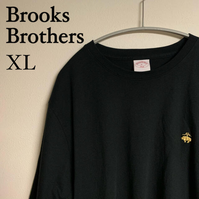 【美品】Brooks Brothers ブルックスブラザーズ　Tシャツ　ロゴ刺繍