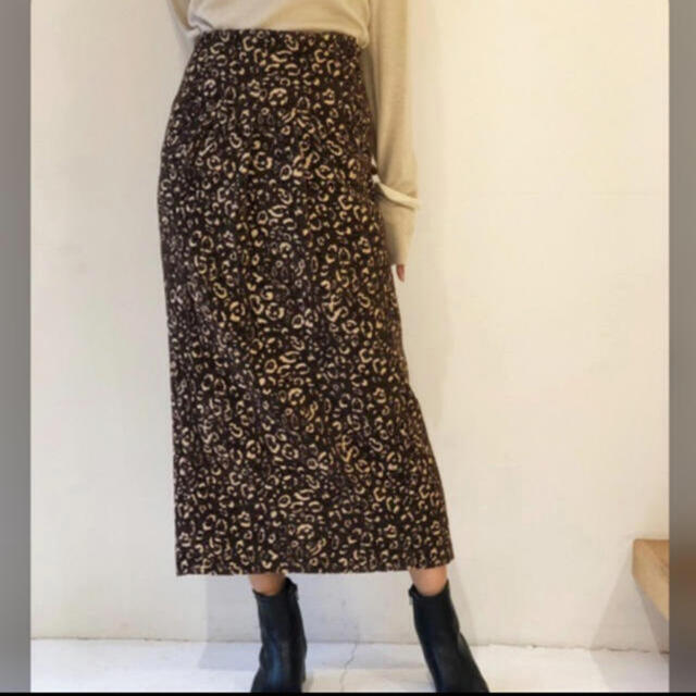 TODAYFUL(トゥデイフル)の®️yusei様専用　todayful ジャガードレオパードスカート レディースのスカート(ロングスカート)の商品写真