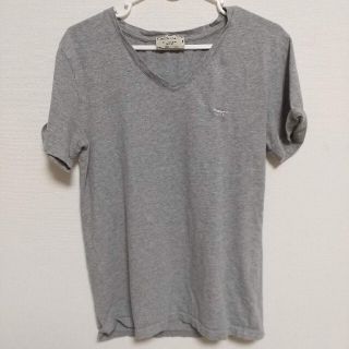 メゾンキツネ(MAISON KITSUNE')のメゾンキツネ MAISON KITSUNE Tシャツ グレー S(Tシャツ(半袖/袖なし))