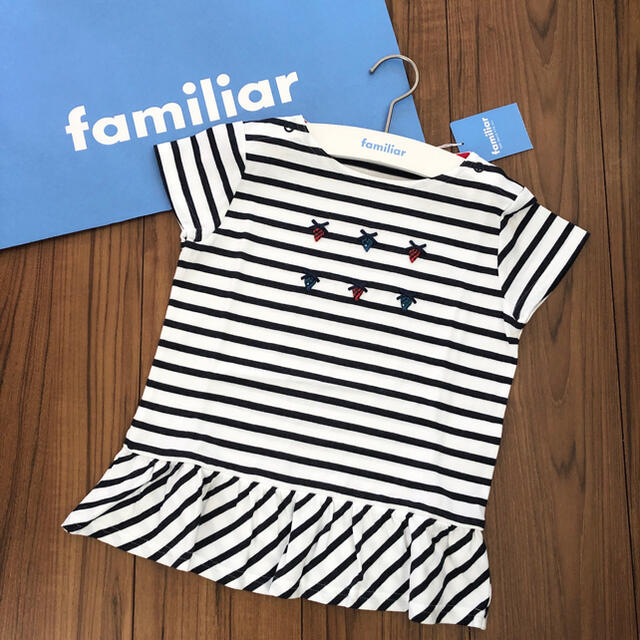 familiar(ファミリア)のファミリア 新品Tシャツ 120 キッズ/ベビー/マタニティのキッズ服女の子用(90cm~)(Tシャツ/カットソー)の商品写真