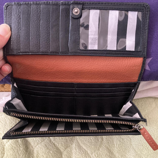 marimekko(マリメッコ)のマリメッコ　marimskko 長財布　黒　収納抜群 レディースのファッション小物(財布)の商品写真