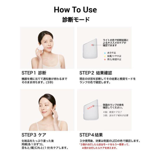 AMOREPACIFIC - MAKEON / メイクオン スキンライトセラピー 美顔器の ...