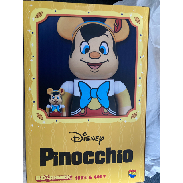 BE@BRICK Pinocchio ベアブリック ピノキオ　400%&100%