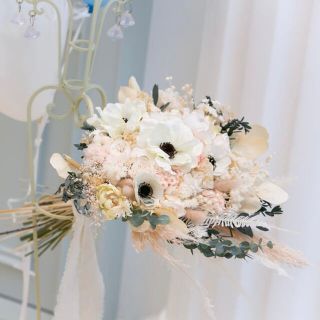 アネモネ クラッチブーケ ブートニア / 結婚式ブーケ(ブーケ)