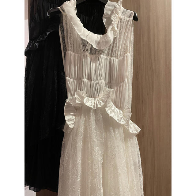 新品✧︎RED VALENTINO♡︎フリルバックシャンワンピース 超可爱の