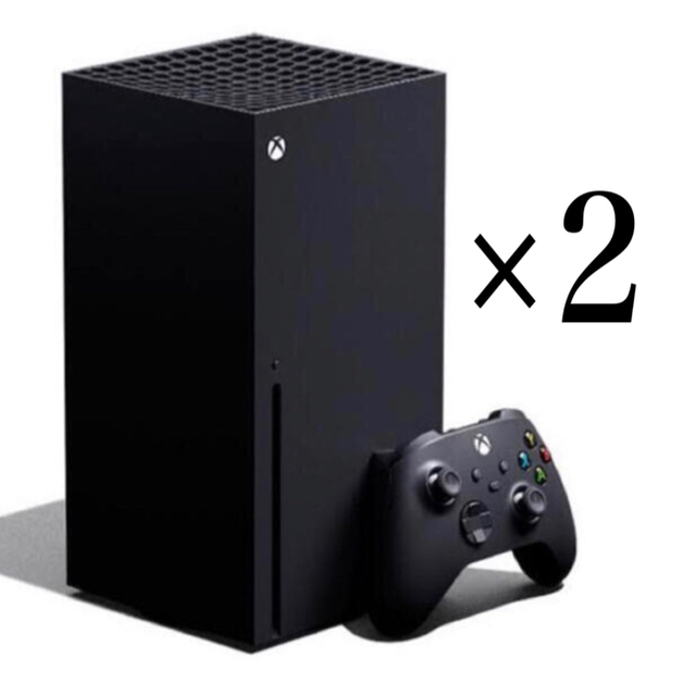 Xbox(エックスボックス)の新品未開封 Xbox Series X 本体　2台 エンタメ/ホビーのゲームソフト/ゲーム機本体(家庭用ゲーム機本体)の商品写真