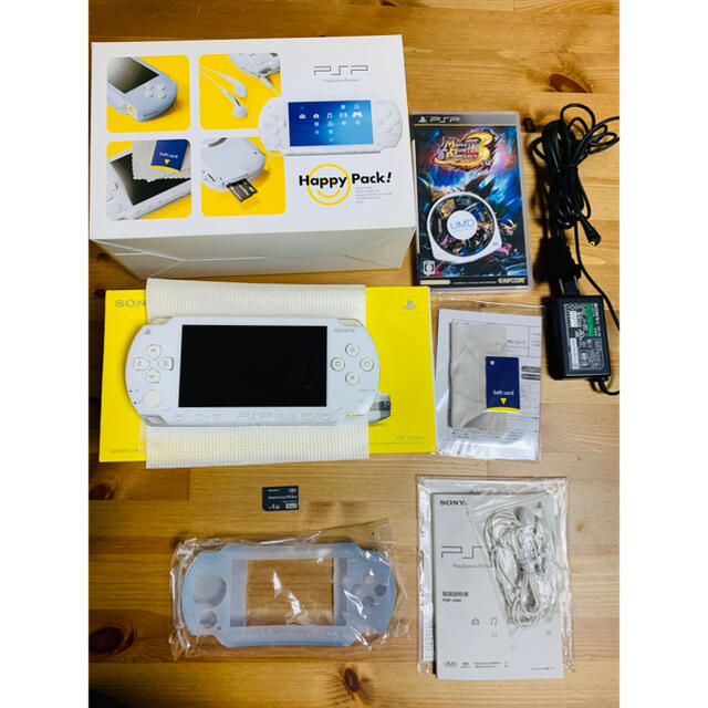 PSP-1000 HappyPack!＋モンスターハンターポータブル3rd