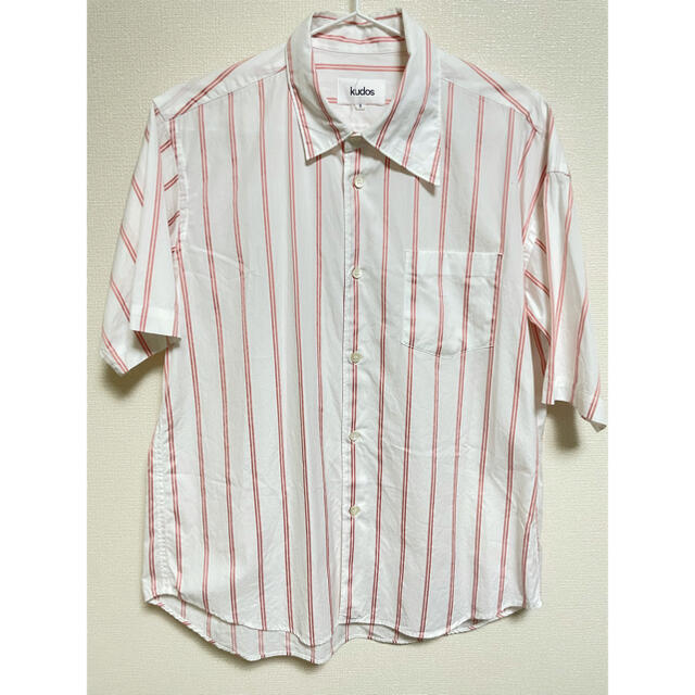 SUNSEA(サンシー)のkudos PLUS 5CM SHIRT WHITE メンズのトップス(シャツ)の商品写真